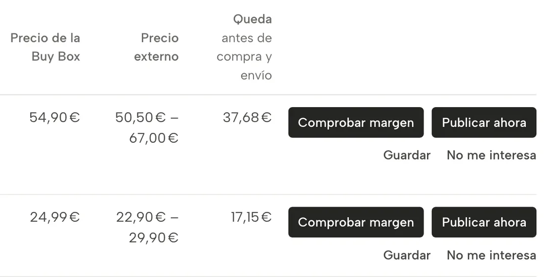 Detalle de Sellgrip: Oportunidades