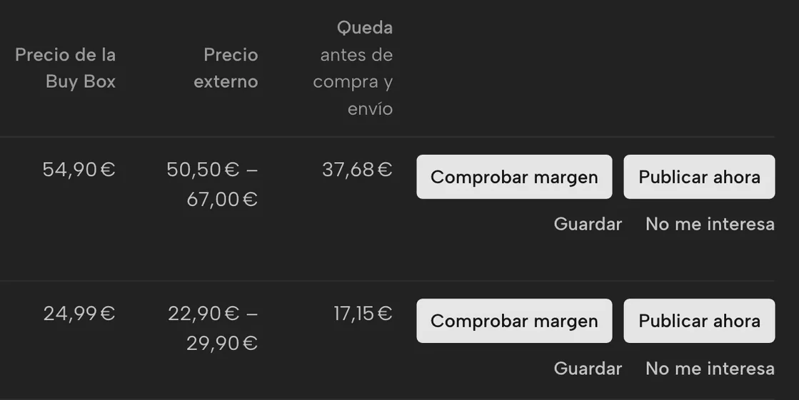 Detalle de Sellgrip: Oportunidades