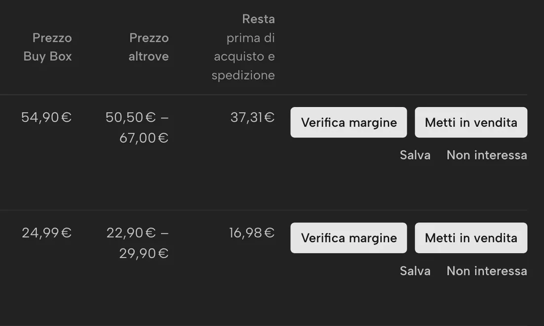 Dettaglio da Sellgrip: Opportunità