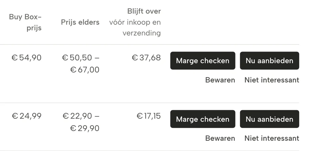 Uitsnede uit Sellgrip: Kansen