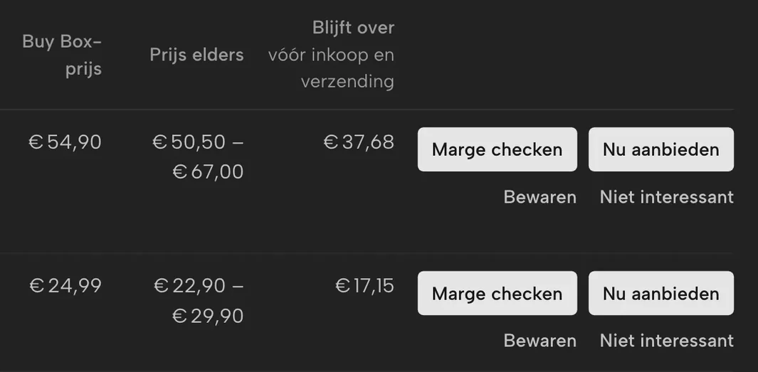 Uitsnede uit Sellgrip: Kansen